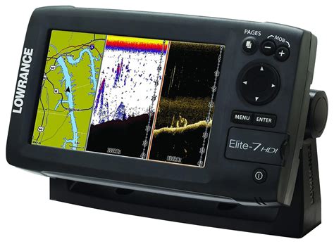 Lowrance Elite 7 CHIRP enhancing Elite 7 HDI features.